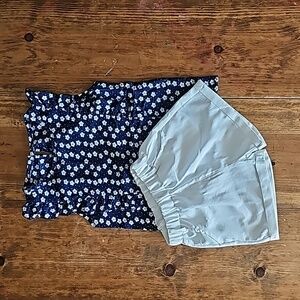 Girl summer set blouse and shorts